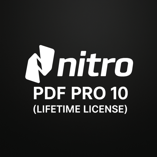 NITRO PDF PRO 10 – LIFETIME LICENSE FOR POWERFUL PDF EDITING & CONVERSION