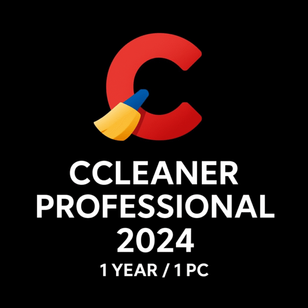 CCLEANER PROFESSIONAL 2024 – 1 YEAR / 1 PC LICENSE KEY