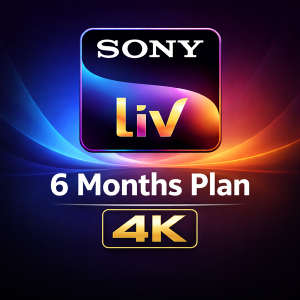 SonyLIV Premium (4K UHD) – 6 Months