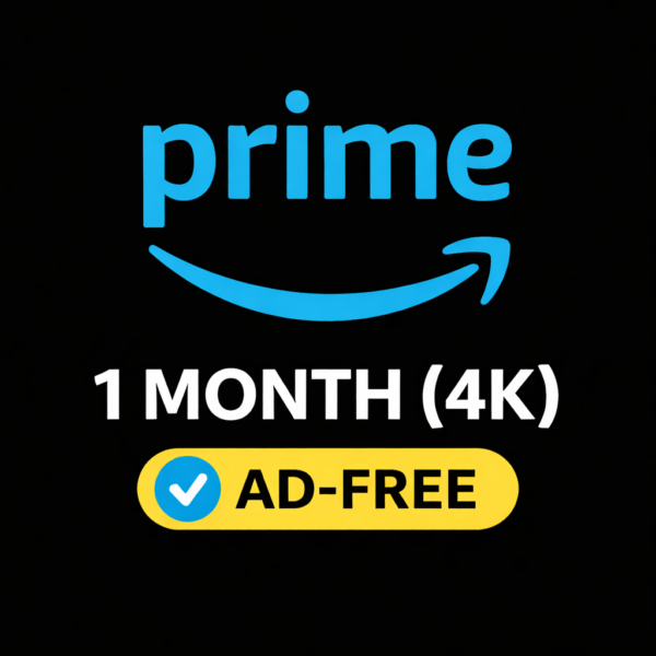Prime Video – 1 Month (4K) Ad-Free